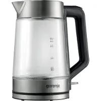 Gorenje Bouilloire K17GED, 1,7 l, 2200 W, argent-noir