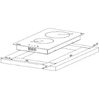 AKPO Table de cuisson vitrocéramique PKA 30 830/2 blanche