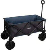 Aktive Foldable Cart With Wheels For Sand 50kg Noir 91 x 56 x 49 cm