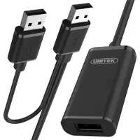 UNITEK Y-277 câble USB USB 2.0 5 m 2 x USB A USB A Noir