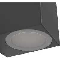 Eglo 900275 JABAGA LED Applique murale/plafonnier d'extérieur 4,6W noir IP44
