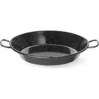 Hendi Poêle à paella Émaillée Acier plat
