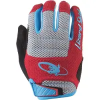 Lizardskins Gant Monitor AM, crimson/electric blue, S/8 SALE, Bleu, Gris, Rouge, (8, S)