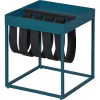 Interlink Publishing Table d'appoint Nubis 35x35 - bleu/noir