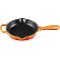 Le Creuset Poêle Le Creuset Skillet Rond Orange Volcanique 16 cm