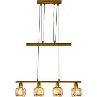 Naeve Josefa Lampe à suspendre E14 or