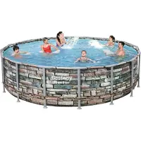 Bestway Ensemble de piscine Power Steel 488x122 cm