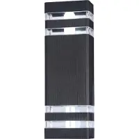 Maytoni Applique, terrasse, noir, IP54, douille E27, H 33cm