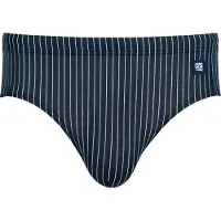 Mey Heren Maillot de bain bleu foncé / blanc
