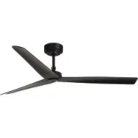 Faro Milos - ventilateur de plafond avec télécommande - Ø 132 cm - noir mat