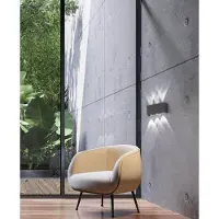 FISCHER&HONSEL GMBH Spot mural noir Nairobi 3 paquets