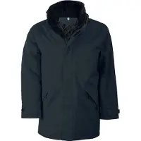 Kariban Parka de travail Doublure Matelassée Noir XL