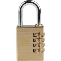 Rs Pro Brass Combination Padlock 40mm