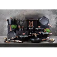 Berlinger Haus Casserole 28 cm Granit Noir/Rosébois