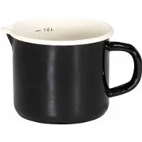 Kruger Karl 17012TR Triest Casserole à lait, Poêle + casserole, Noir