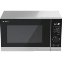 Sharp Four à micro-ondes YC-PG204AE-S Argent Micro-ondes combiné Surface plane 20 L 700 W