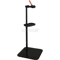 Unior 1693B-US Support de montage avec plaque de support, mandrin avec ressort, black