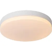Lucide Salle de bain plafond 40 cm LED 36W blanc rond BISKIT