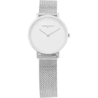 Pierre Cardin Montre femme montre à quartz analogique avec bracelet en acier inoxydable 3ATM 31mm CBV.1508 Argent