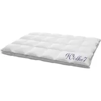 HANSKRUCHEN GmbH HANSKRUCHEN Wolke 7 couette en duvet 240x220 cm légère 90% duvet lavable pour personnes allergiques respirante à caissons blanche