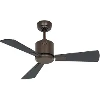 CasaFan Ventilateur de plafond 949001W ECO NEO III 92cm avec moteur WIFI bronze / pales réversibles noir et teck