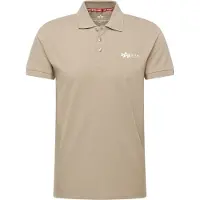 Alpha industries T-Shirt beige / blanc
