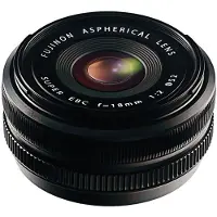 Fujifilm Fujinon XF 18mm f/2 R (Fujinon XF, APS-C / DX), Objectif, Noir