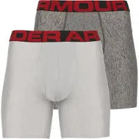 Under Armour Charged Tech Boxers 2 Units Gris S Homme