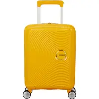 American Tourister trolley Soundbox Mini Spinner 47 / 16 Golden Yellow jaune