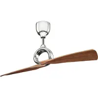 Elstead Lighting Link ventilateur de plafond silencieux Ø137cm DC-moteur + télécommande, Ventilateur, Argent