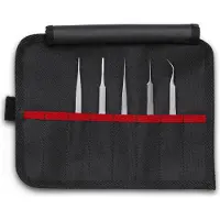 Knipex Jeu de pincettes de précision, 5 pièces