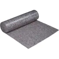 Relaxdays Bâche de protection , rouleau de bâche de protection, 1 m x 50 m = 50 m², antidérapante, hydrofuge, 200 g/m², travaux de peinture, déménagement, gris