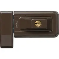 ABUS Verrou à clé pour fenêtre oscillo-battant - en applique - 3030 - marron