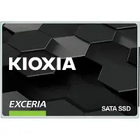Kioxia SSD - - EXCERIA - 480 Go. 2,5 pouces. 555 Mo/s en lecture. 540 Mo/s en écriture. 6 Gbit/s. Pour ordinateur portable