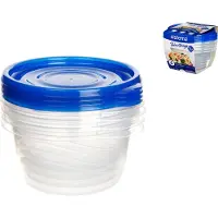 Sistema 760 ml - plastique - transparent, Boîte de conservation, Transparent, Bleu