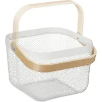 Relaxdays 2x panier métallique (26 cm, 2x)