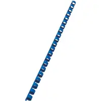 GBC Baguettes à relier , plastique, Ø 10 mm, 100 p., bleu