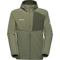 Mammut - Veste polyvalente - Madris Light ML Hooded Jacket Men Marsh pour Homme - Taille M - Kaki