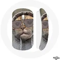 CAPACHEAP Souris Sans Fil Chat avec une capuche photo drole Animaux