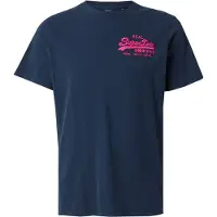 Superdry T-Shirt marine / rose