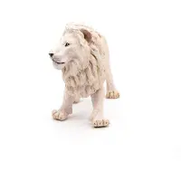 Papo Figurine Lion - - LA VIE SAUVAGE - Blanc - Pour Enfant de 3 ans et plus