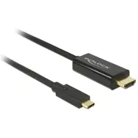 DeLOCK Usb C To Hdmi M/m Video 4k Cable 1 M 30hz Noir
