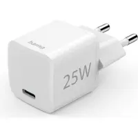 Hama Chargeur rapide Eco, USB-C, Power Delivery (PD)/Qualcomm 3.0, 25W, blanc (00187278)