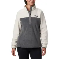 Columbia Pull-over de sport 'Benton Springs' gris foncé / blanc