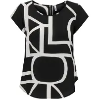 ONLY Chemisier 'ONLVic' noir / blanc