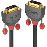 Lindy Dual Link 15 M Dvi Cable Doré