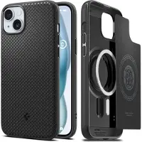 Spigen Mag Armor iPhone 15 Plus 6.7" MagSafe czarny/matte black (Apple iPhone 15 Plus), Coque pour téléphone portable, Noir