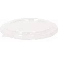 Nature Star 50 couvercles pour saladiers jetables Ø 18,5 cm, Contenant à usage unique, Transparent