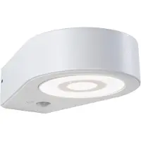 Paulmann LED Applique murale d'extérieur Silma Détecteur de mouvement àcrépusculaire (IR)