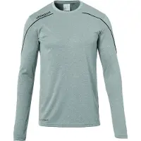 Uhlsport Stream 22 Maillot manches longues Homme - Gris foncé chiné / Noir